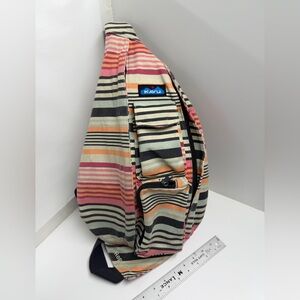 Kavu Multicolor Striped Backpack